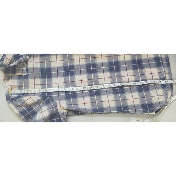 J. Crew Plaid Boy Fit Shirt Size LG Popover Flannel Fall Oversized 90s Tomboy - Picture 6 of 6
